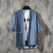 Load image into Gallery viewer, Kanji robe style kimono
