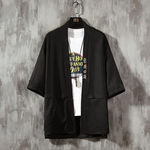 Load image into Gallery viewer, Kanji robe style kimono