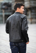Load image into Gallery viewer, Genuine sheepskin skin motorcycle jacket