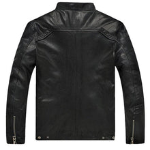 Load image into Gallery viewer, Genuine sheepskin skin motorcycle jacket