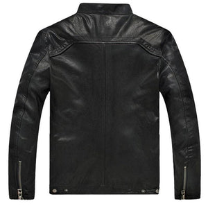 Genuine sheepskin skin motorcycle jacket