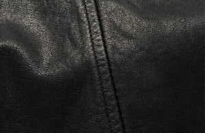Genuine sheepskin skin motorcycle jacket