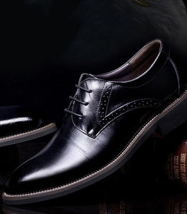 Men's Oxford pointed toe shoes