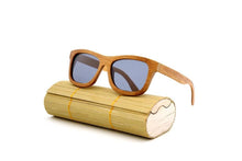 Load image into Gallery viewer, Polarized vintage wooden framed sunglasses unisex