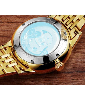 Golden dragon automatic watch