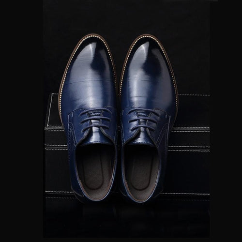 Men's Oxford pointed toe shoes