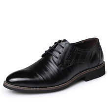 Load image into Gallery viewer, Men&#39;s Oxford pointed toe shoes