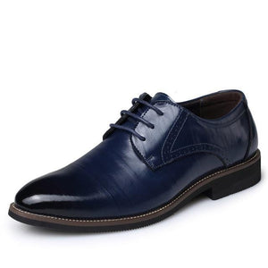 Men's Oxford pointed toe dress shoes
