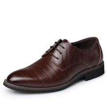 Load image into Gallery viewer, Men&#39;s Oxford pointed toe shoes