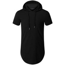 Load image into Gallery viewer, Urban zipper hooded T-shirt