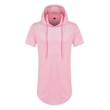 Load image into Gallery viewer, Urban zipper hooded T-shirt
