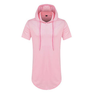 Urban zipper hooded T-shirt
