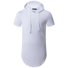 Load image into Gallery viewer, Urban zipper hooded T-shirt