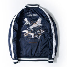 Load image into Gallery viewer, Japan crane embroidery sukajan jacket