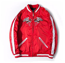Load image into Gallery viewer, Japan crane embroidery sukajan jacket