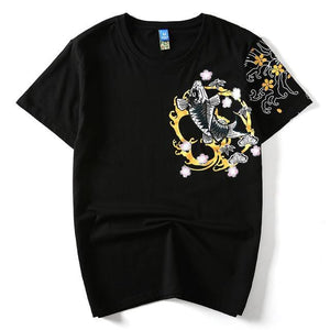 Sakura carp T-shirt