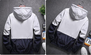 Embrace zip down windbreaker jacket