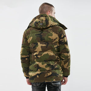 Thermal camo parkas jacket