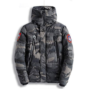 Thermal camo parkas jacket