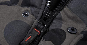 Thermal camo parkas jacket