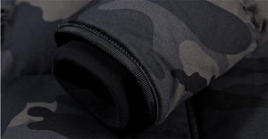 Thermal camo parkas jacket