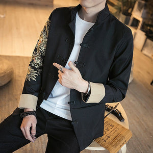 Tang Dynasty dragon sleeve jacket