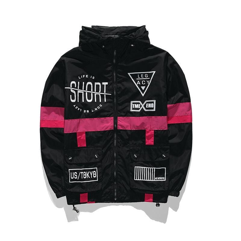 US/Tokyo collab windbreaker jacket
