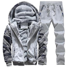 Load image into Gallery viewer, Casual fleece hoodie + sweatpants set