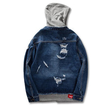 Load image into Gallery viewer, Let&#39;s rock denim hooded jacket basic ver.
