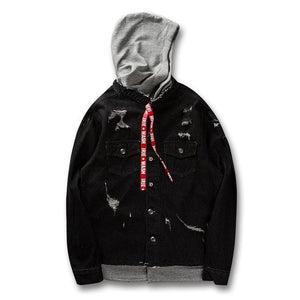 Let's rock denim hooded jacket basic ver.