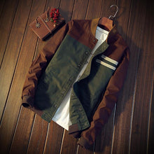 Load image into Gallery viewer, Casual baseball style jacket