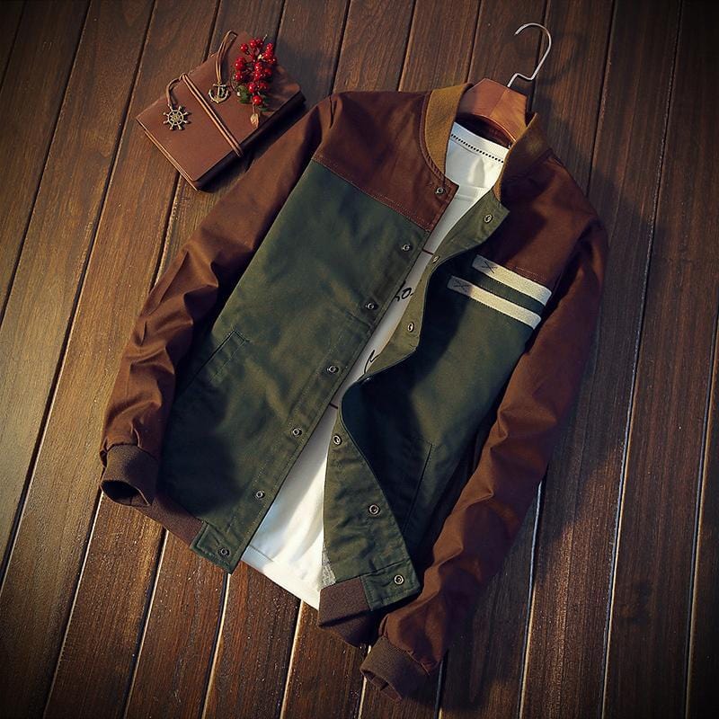 Casual baseball style jacket