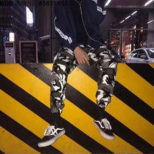 Load image into Gallery viewer, Security label camo cargo pants
