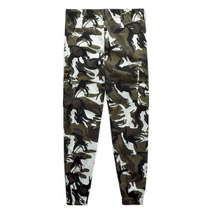 Security label camo cargo pants