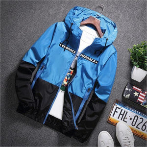 Embrace zip down windbreaker jacket