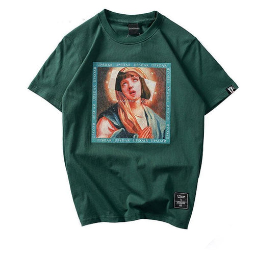 Painted Mary altered T-shirt