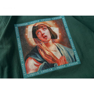 Painted Mary altered T-shirt