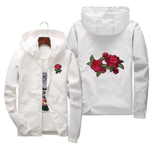 Rose design windbreaker jacket ver.3