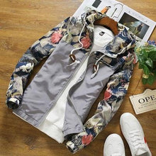 Load image into Gallery viewer, Floral jungle windbreaker jacket