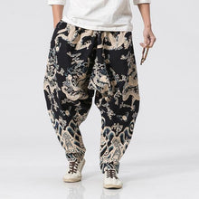 Load image into Gallery viewer, Lucky dragon baggy pants