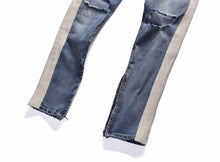 Load image into Gallery viewer, White stripe skinny jeans