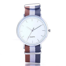 Load image into Gallery viewer, Classic nylon strap analog watch