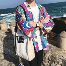 Load image into Gallery viewer, Japanese ukiyo kimono T-shirt