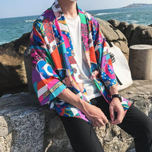 Load image into Gallery viewer, Japanese ukiyo kimono T-shirt