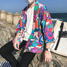 Load image into Gallery viewer, Japanese ukiyo kimono T-shirt