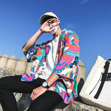 Load image into Gallery viewer, Japanese ukiyo kimono T-shirt