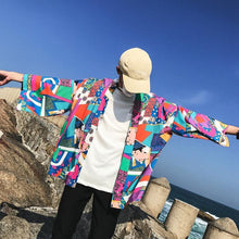 Load image into Gallery viewer, Japanese ukiyo kimono T-shirt
