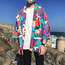 Load image into Gallery viewer, Japanese ukiyo kimono T-shirt