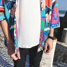 Load image into Gallery viewer, Japanese ukiyo kimono T-shirt