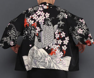 Sakura carp Japanese kimono T-shirt